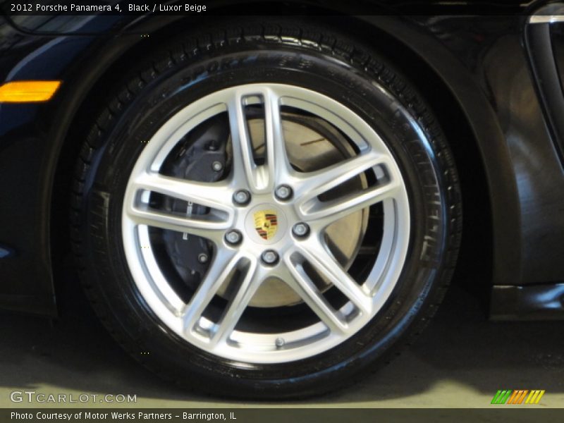 Black / Luxor Beige 2012 Porsche Panamera 4