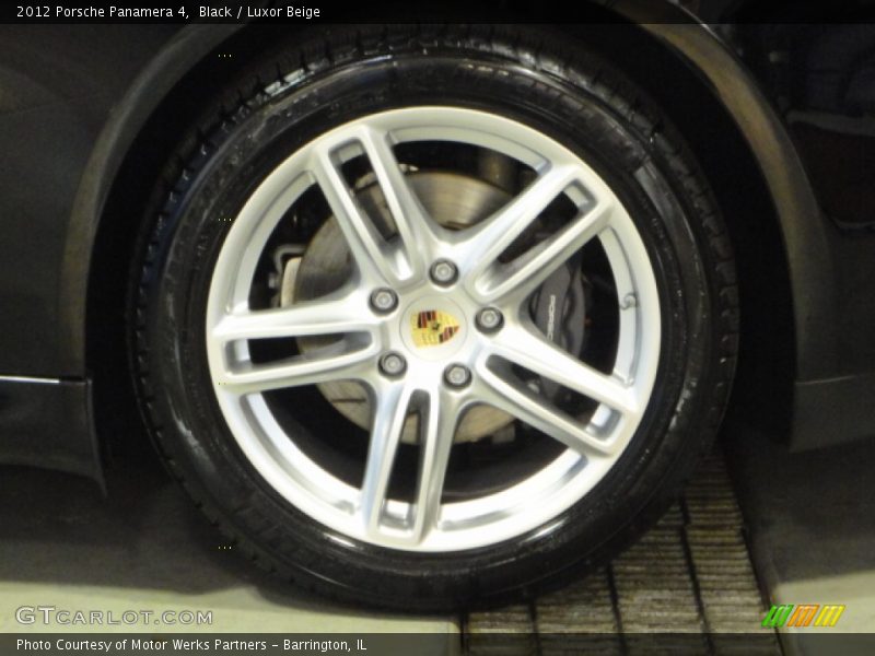 Black / Luxor Beige 2012 Porsche Panamera 4