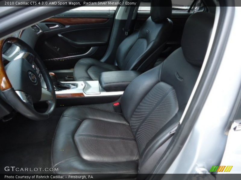 Front Seat of 2010 CTS 4 3.0 AWD Sport Wagon