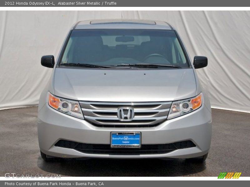 Alabaster Silver Metallic / Truffle 2012 Honda Odyssey EX-L