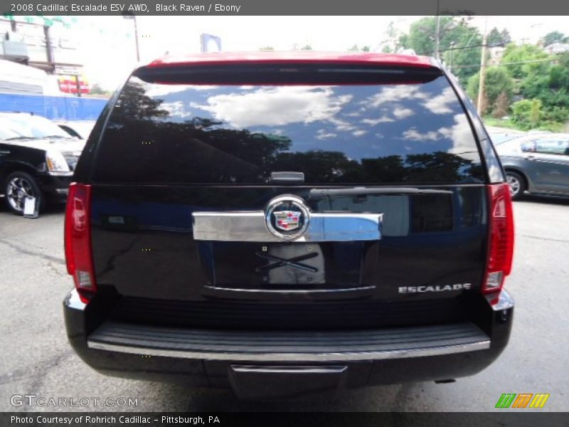 Black Raven / Ebony 2008 Cadillac Escalade ESV AWD