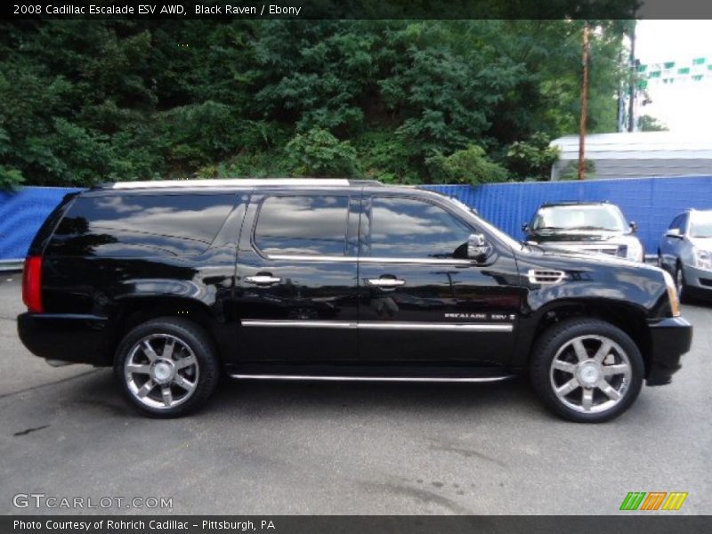 Black Raven / Ebony 2008 Cadillac Escalade ESV AWD