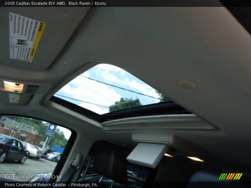 Black Raven / Ebony 2008 Cadillac Escalade ESV AWD