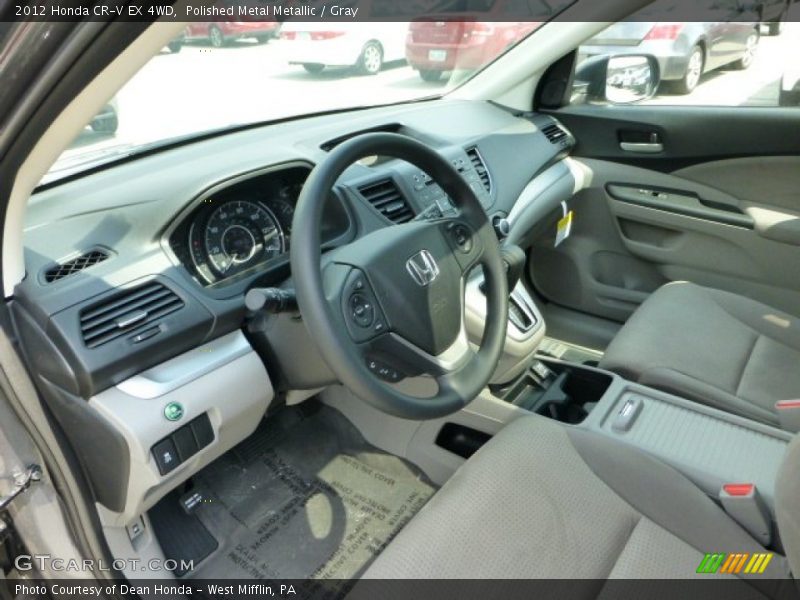 Polished Metal Metallic / Gray 2012 Honda CR-V EX 4WD
