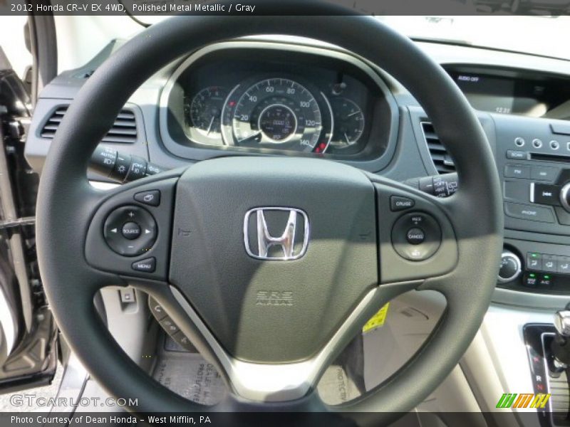 Polished Metal Metallic / Gray 2012 Honda CR-V EX 4WD