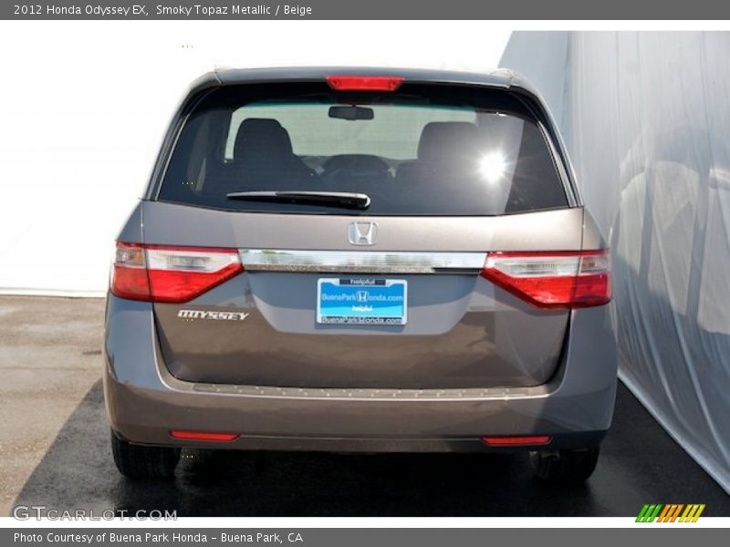 Smoky Topaz Metallic / Beige 2012 Honda Odyssey EX