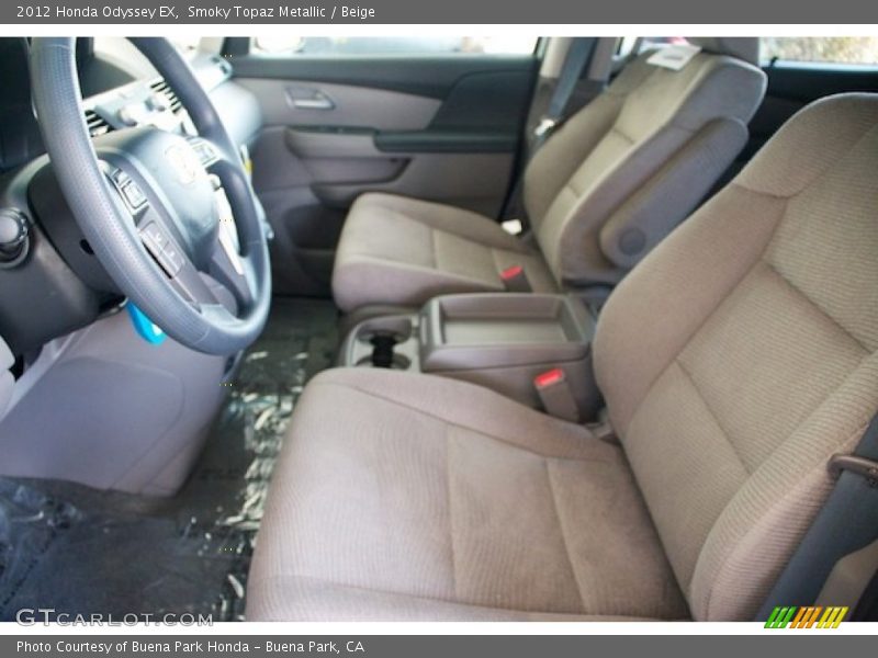 Smoky Topaz Metallic / Beige 2012 Honda Odyssey EX