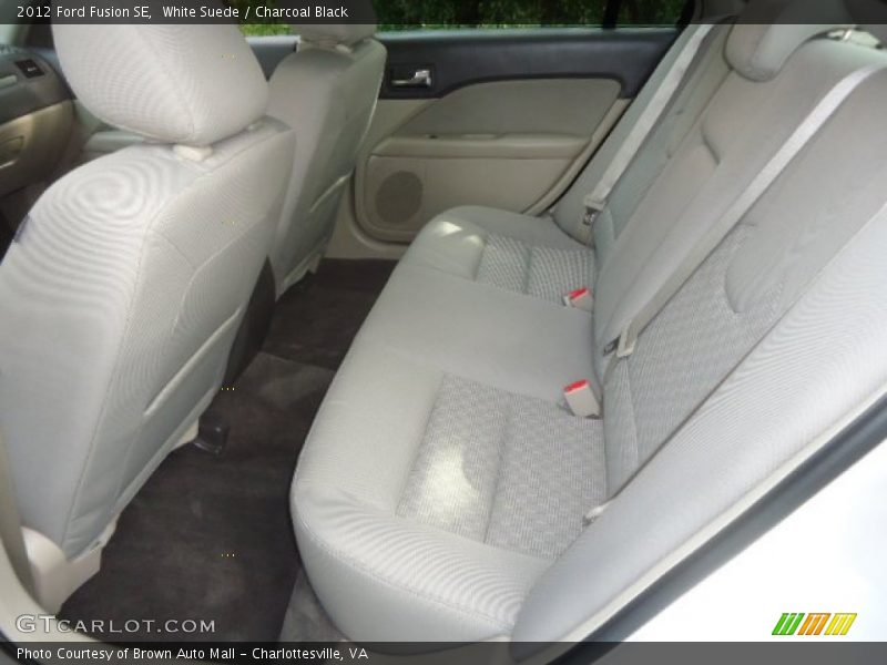 White Suede / Charcoal Black 2012 Ford Fusion SE