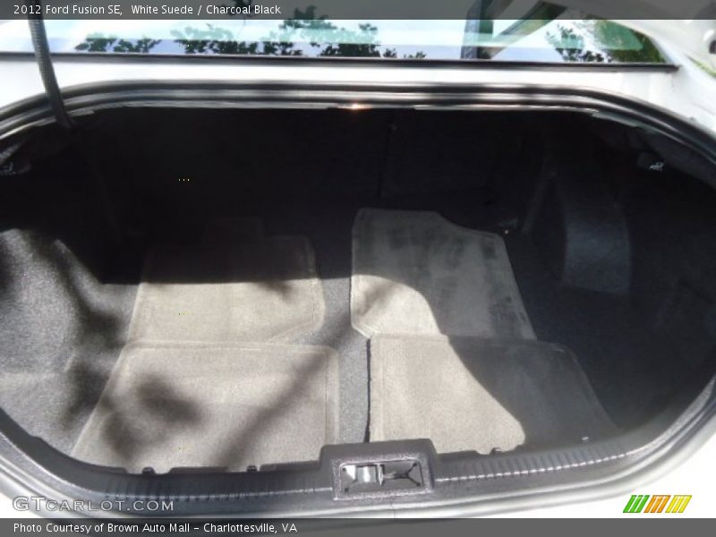 White Suede / Charcoal Black 2012 Ford Fusion SE