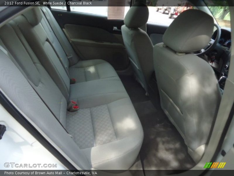 White Suede / Charcoal Black 2012 Ford Fusion SE