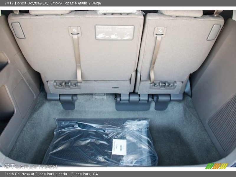 Smoky Topaz Metallic / Beige 2012 Honda Odyssey EX