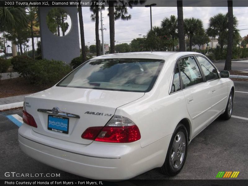 Diamond White Pearl / Taupe 2003 Toyota Avalon XLS