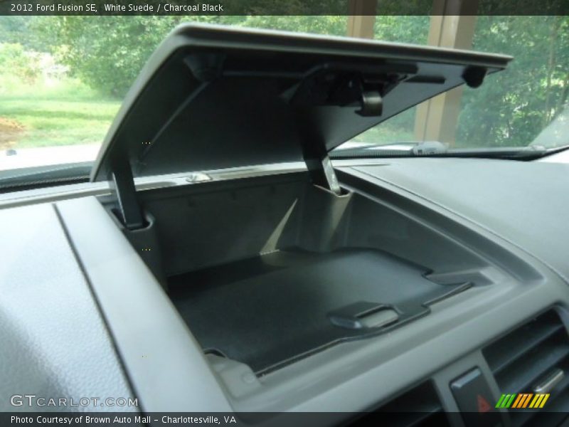 White Suede / Charcoal Black 2012 Ford Fusion SE