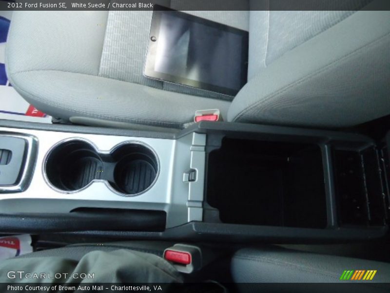White Suede / Charcoal Black 2012 Ford Fusion SE