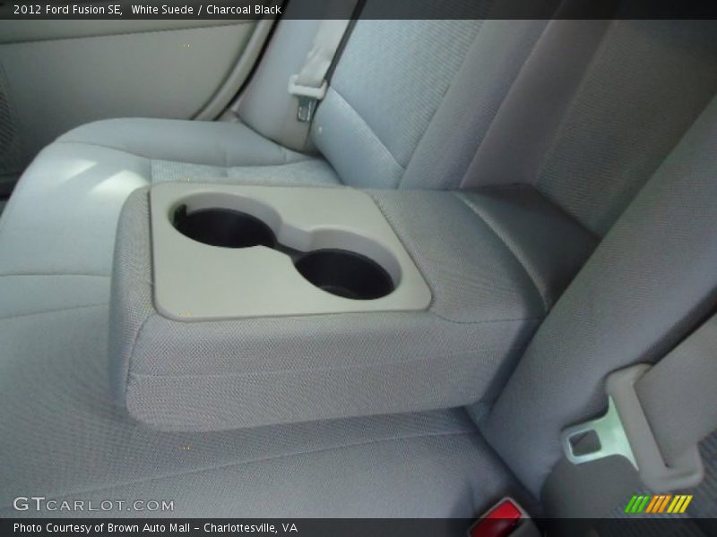 White Suede / Charcoal Black 2012 Ford Fusion SE