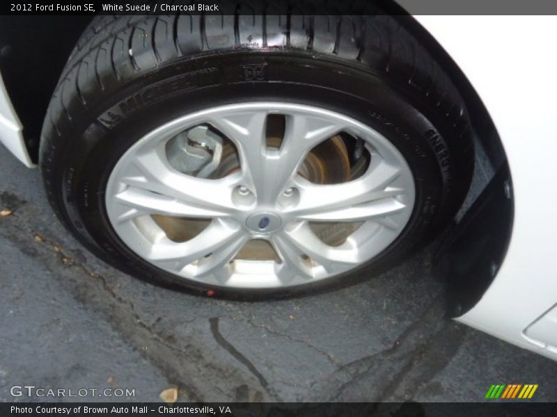 White Suede / Charcoal Black 2012 Ford Fusion SE