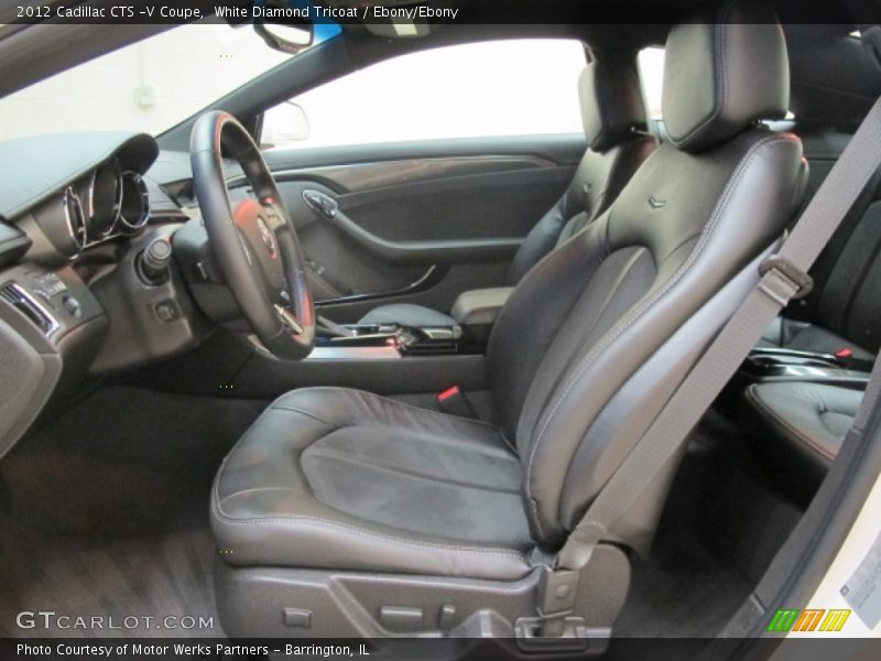 Front Seat of 2012 CTS -V Coupe