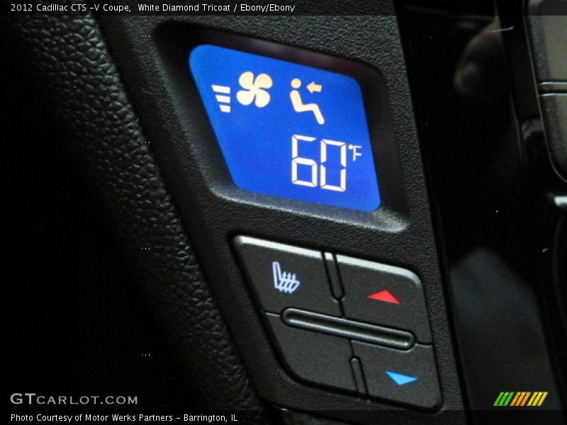 Controls of 2012 CTS -V Coupe
