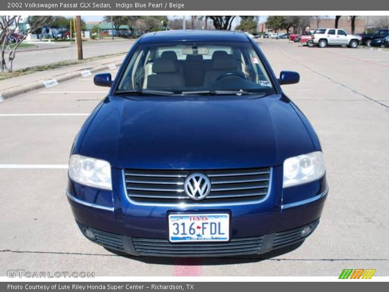 Indigo Blue Pearl / Beige 2002 Volkswagen Passat GLX Sedan