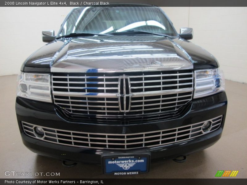 Black / Charcoal Black 2008 Lincoln Navigator L Elite 4x4