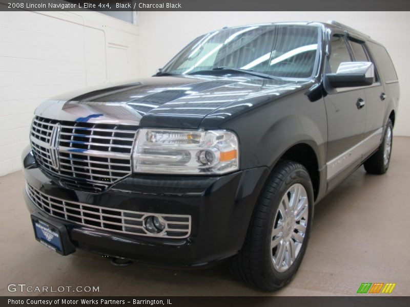 Black / Charcoal Black 2008 Lincoln Navigator L Elite 4x4