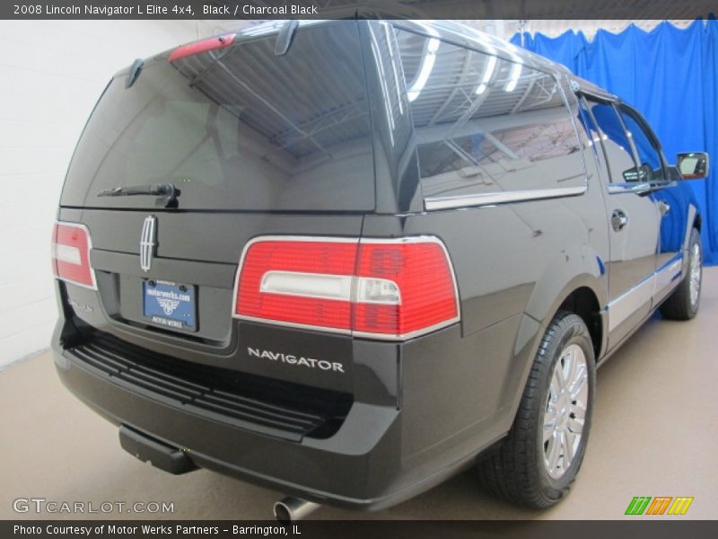 Black / Charcoal Black 2008 Lincoln Navigator L Elite 4x4