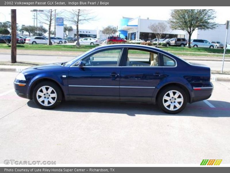 Indigo Blue Pearl / Beige 2002 Volkswagen Passat GLX Sedan