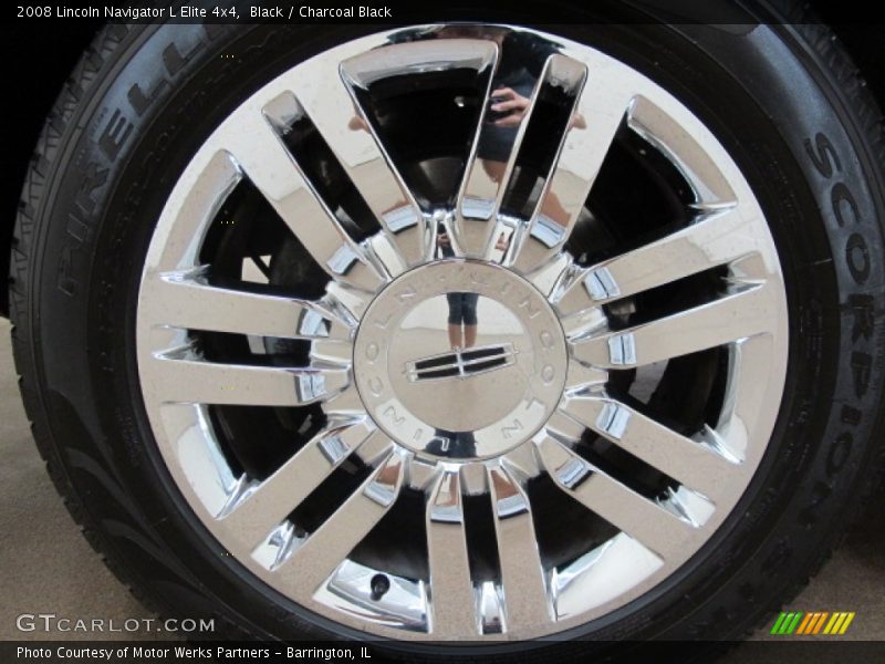 Black / Charcoal Black 2008 Lincoln Navigator L Elite 4x4