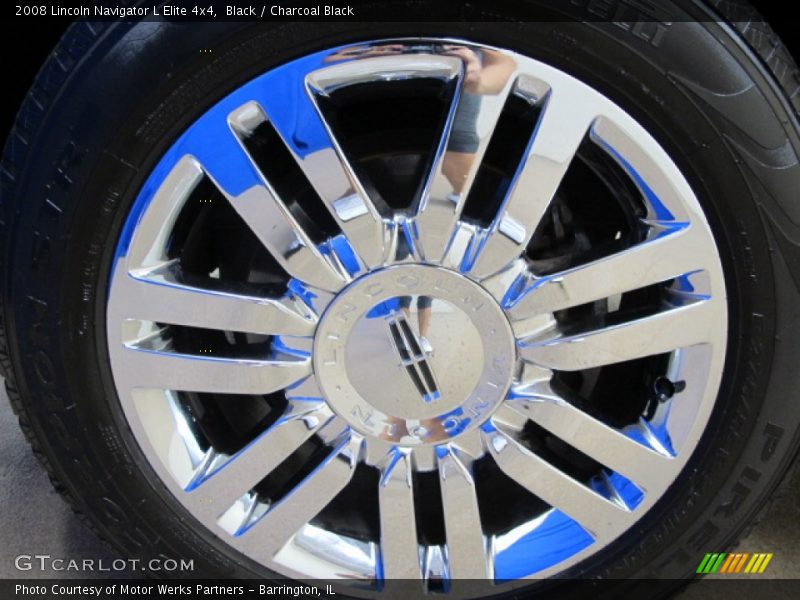 Black / Charcoal Black 2008 Lincoln Navigator L Elite 4x4