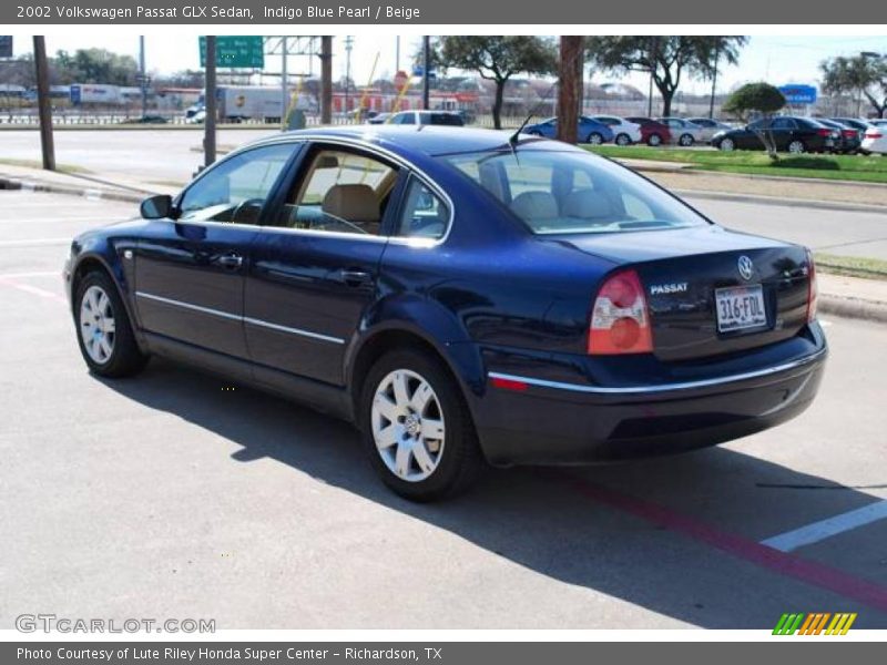 Indigo Blue Pearl / Beige 2002 Volkswagen Passat GLX Sedan