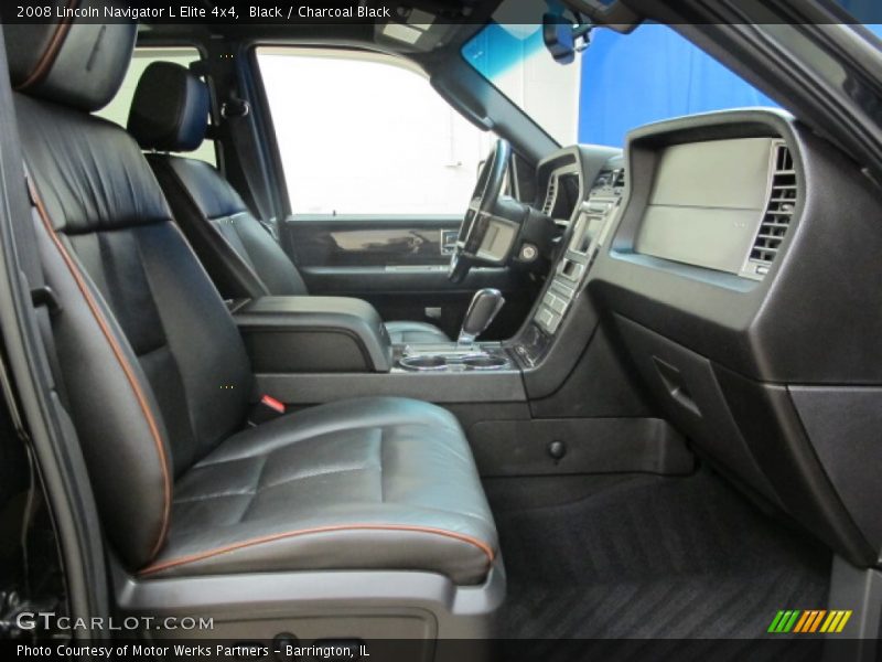 Black / Charcoal Black 2008 Lincoln Navigator L Elite 4x4