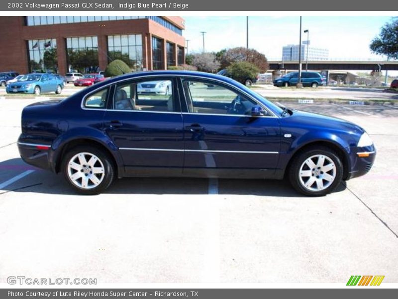 Indigo Blue Pearl / Beige 2002 Volkswagen Passat GLX Sedan