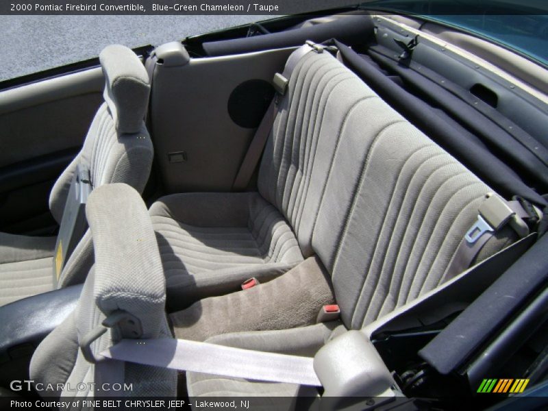 Blue-Green Chameleon / Taupe 2000 Pontiac Firebird Convertible