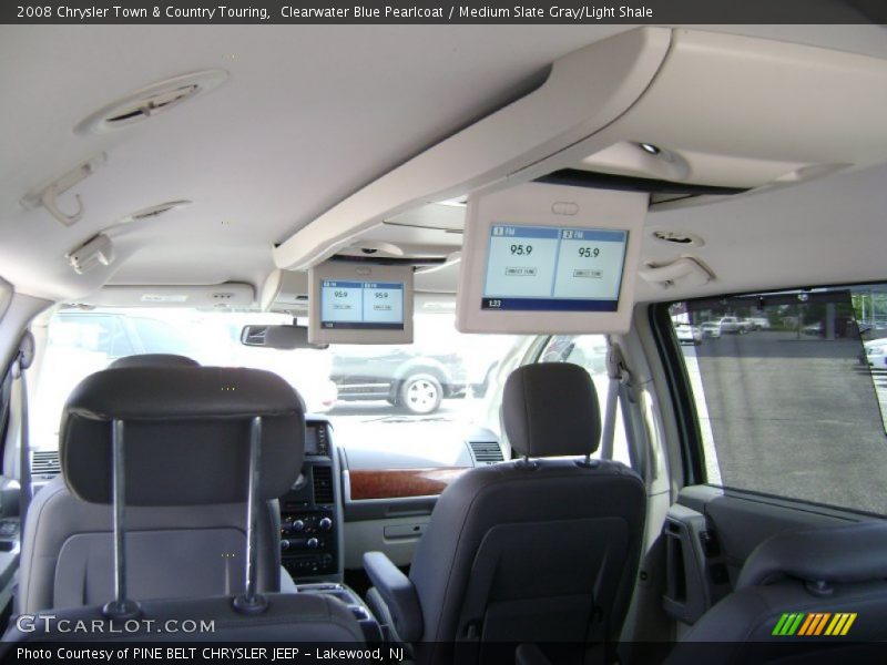 Clearwater Blue Pearlcoat / Medium Slate Gray/Light Shale 2008 Chrysler Town & Country Touring