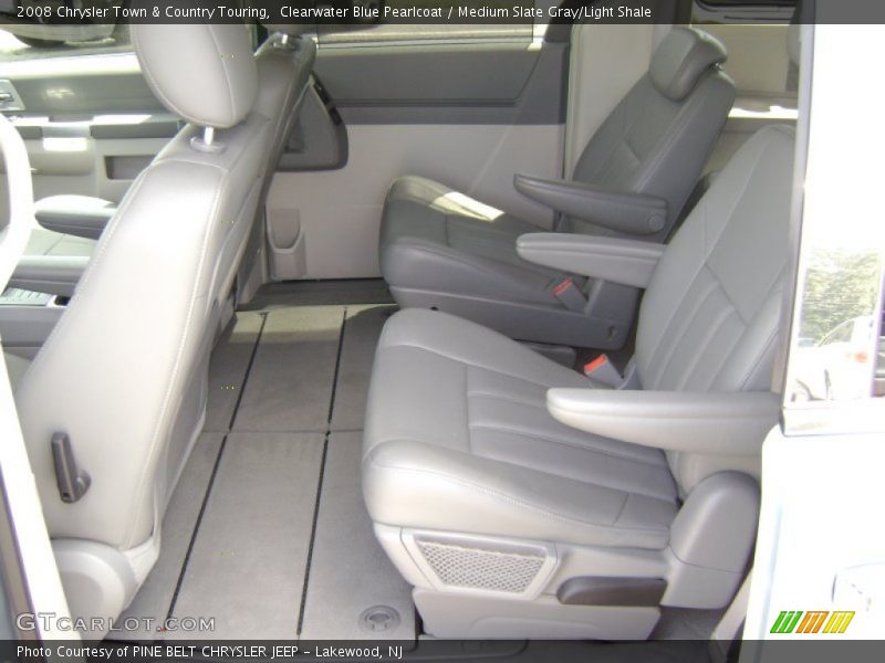 Clearwater Blue Pearlcoat / Medium Slate Gray/Light Shale 2008 Chrysler Town & Country Touring