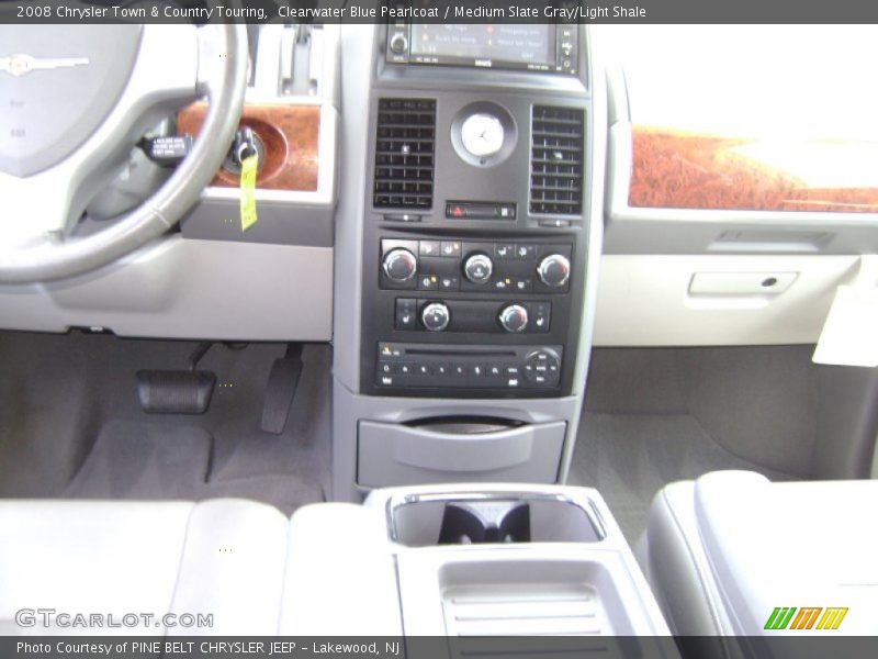 Clearwater Blue Pearlcoat / Medium Slate Gray/Light Shale 2008 Chrysler Town & Country Touring
