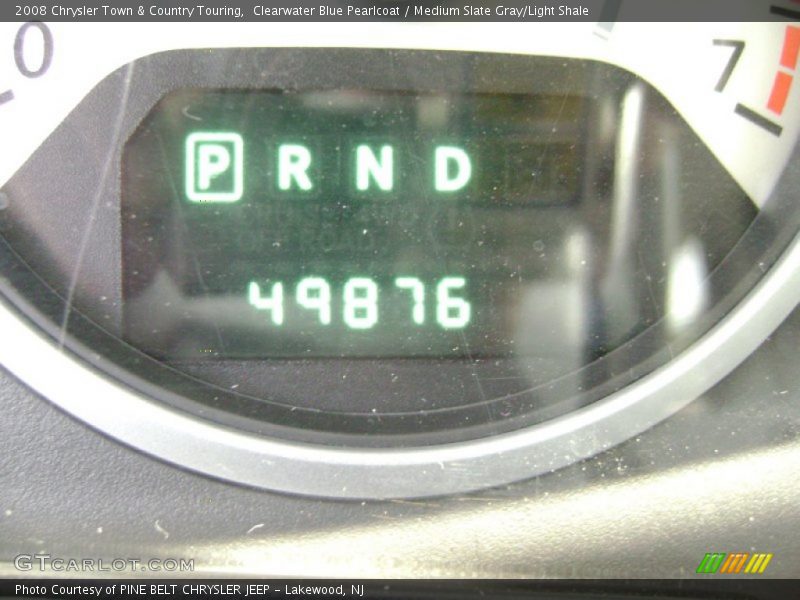 Clearwater Blue Pearlcoat / Medium Slate Gray/Light Shale 2008 Chrysler Town & Country Touring