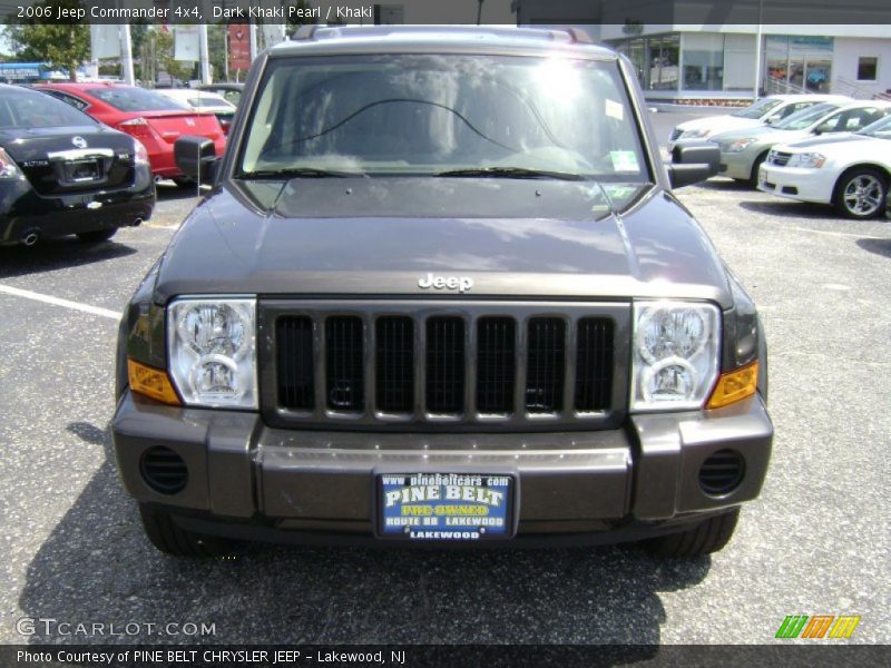 Dark Khaki Pearl / Khaki 2006 Jeep Commander 4x4
