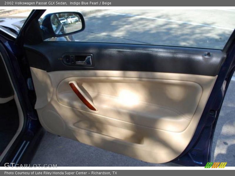 Indigo Blue Pearl / Beige 2002 Volkswagen Passat GLX Sedan