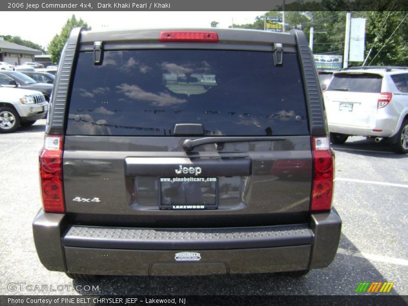 Dark Khaki Pearl / Khaki 2006 Jeep Commander 4x4