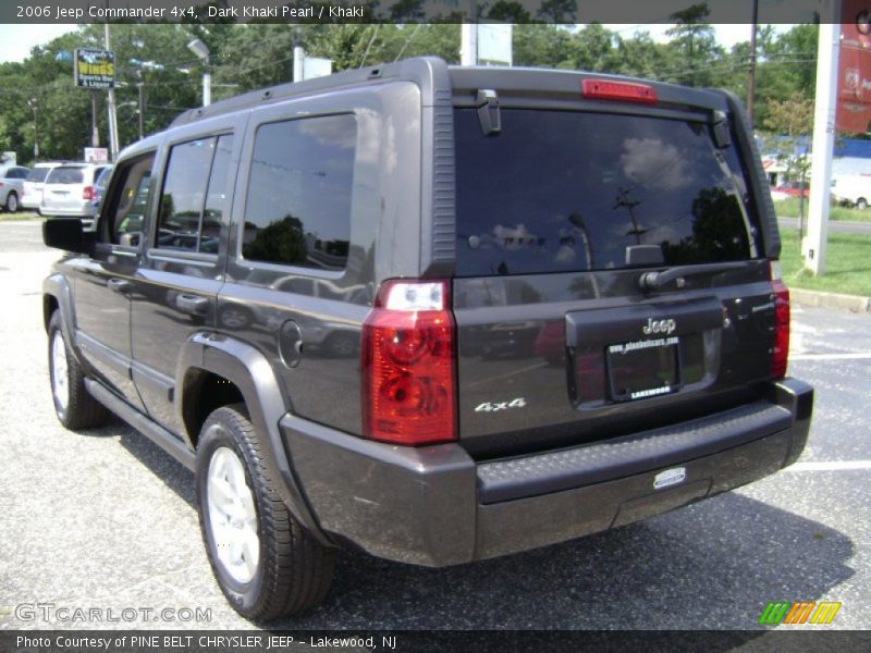 Dark Khaki Pearl / Khaki 2006 Jeep Commander 4x4