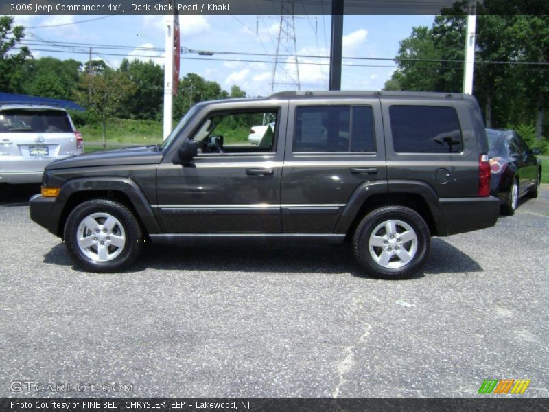 Dark Khaki Pearl / Khaki 2006 Jeep Commander 4x4