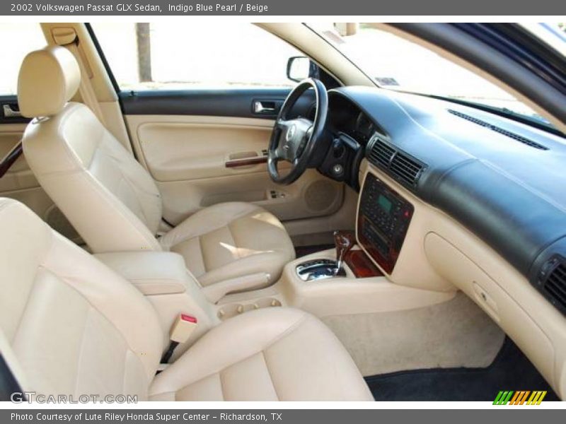 Indigo Blue Pearl / Beige 2002 Volkswagen Passat GLX Sedan