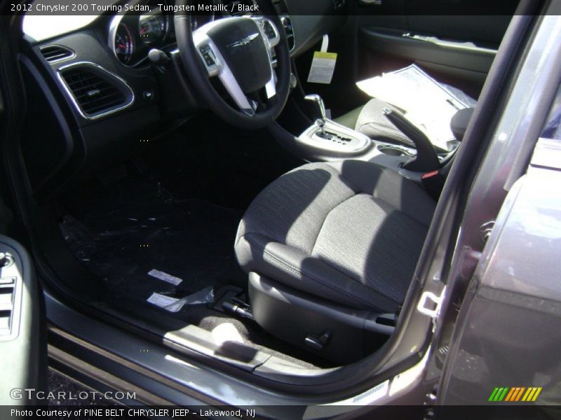 Tungsten Metallic / Black 2012 Chrysler 200 Touring Sedan