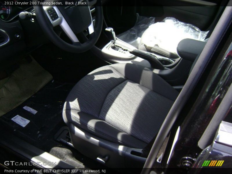 Black / Black 2012 Chrysler 200 Touring Sedan