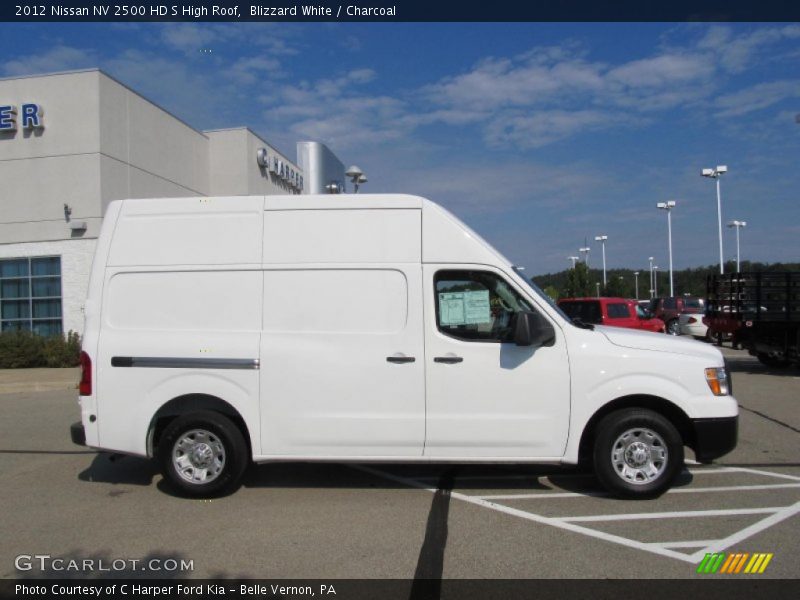 Blizzard White / Charcoal 2012 Nissan NV 2500 HD S High Roof