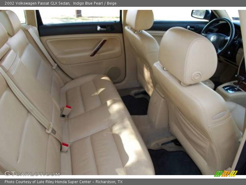 Indigo Blue Pearl / Beige 2002 Volkswagen Passat GLX Sedan