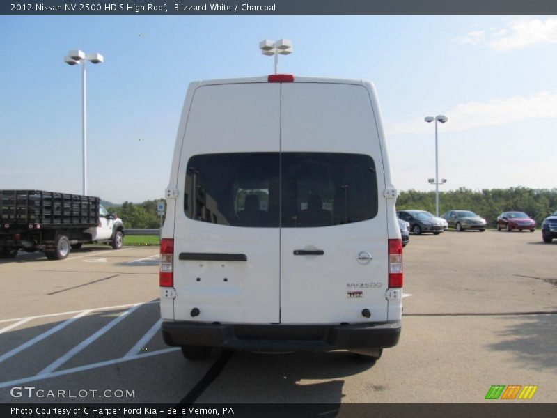 Blizzard White / Charcoal 2012 Nissan NV 2500 HD S High Roof