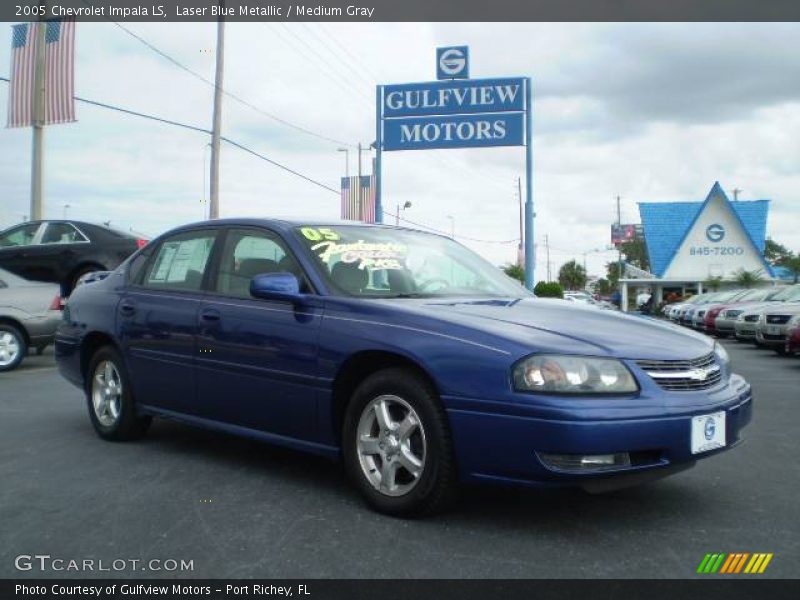 Laser Blue Metallic / Medium Gray 2005 Chevrolet Impala LS