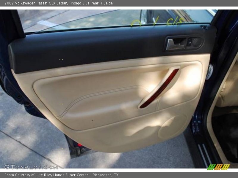 Indigo Blue Pearl / Beige 2002 Volkswagen Passat GLX Sedan